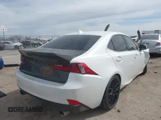 2014 Lexus IS 350 with VIN JTHBE1D26E5000623, listed as a IAAI auction lot 41788402 with 171,059 mi miles. Bid and sale history available at carsss.com. Image 4.