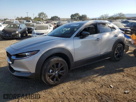2024 Mazda CX-30 Premium Plus with VIN 3MVDMBEY3RM677696, listed as a Copart auction lot 80271714 with 3,265 mi miles and Salvage Title. Bid and sale history available at carsss.com. Image 1.
