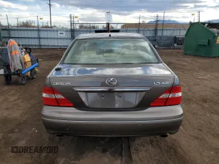 2005 Lexus LS 430 z VIN JTHBN36F755003302, wystawiony jako Copart lot #46731155 z przebiegiem 193 864 mil mil oraz Czysty tytuł • Clean title. Historia ofert i sprzedaży dostępna na DreamBid. Obrazek 6.
