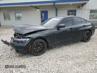 2020 BMW 3 Series 330i xDrive with VIN 3MW5R7J01L8B21498, listed as a Copart auction lot 49526285 with 76,575 mi miles and Salvage Title. Bid and sale history available at carsss.com. Image 1.