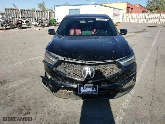 2021 Acura RDX w/A-Spec Package with VIN 5J8TC1H60ML011816, listed as a Copart auction lot 75062894 with 90,235 mi miles and Salvage Title. Bid and sale history available at carsss.com. Image 12.