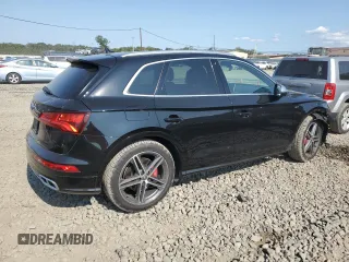 2018 Audi SQ5 Premium Plus with VIN WA1A4AFY0J2202932, listed as a Copart auction lot 71538104 with 90,036 mi miles and Salvage Title. Bid and sale history available at DreamBid. Image 3.