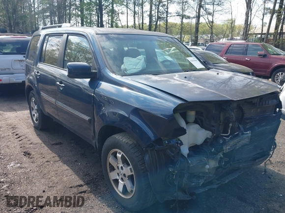2010 Honda Pilot Touring with VIN 5FNYF4H80AB025356, listed as a IAAI auction lot 42029008 with 138,785 mi miles. Bid and sale history available at carsss.com. Image 1.