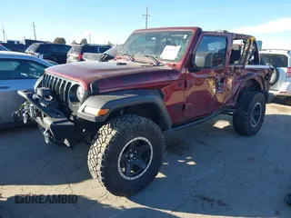 2021 Jeep Wrangler Unlimited Willys with VIN 1C4HJXDM7MW729606, listed as a IAAI auction lot 41294338 with Not Provided miles and . Bid and sale history available at DreamBid. Image 18.