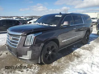 2015 Cadillac Escalade ESV Platinum z VIN 1GYS4UKJ1FR565785, wystawiony jako Copart lot #41651755 z przebiegiem 165 197 mil mil oraz Szkody całkowita. Historia ofert i sprzedaży dostępna na DreamBid. Obrazek 1.