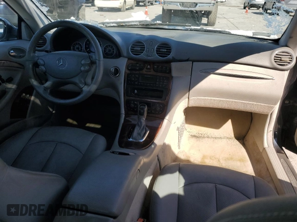 2004 Mercedes-Benz CLK 500 with VIN WDBTJ75J74F107438, listed as a Copart auction lot 46294475 with 149,566 mi miles and Clean title. Bid and sale history available at DreamBid. Image 8.
