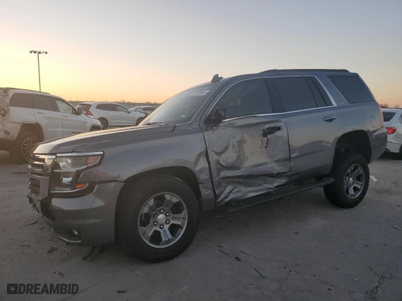 2020 Chevrolet Tahoe LT with VIN 1GNSKBKC7LR261767, listed as a Copart auction lot 43520055 with 0 mi miles and Salvage Title. Bid and sale history available at carsss.com. Image 1.