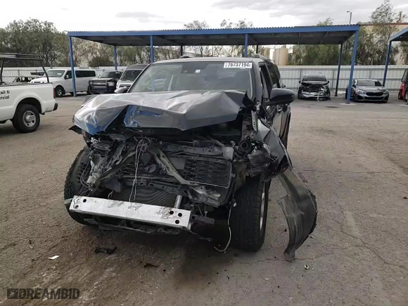 2021 Toyota 4Runner SR5 with VIN JTEEU5JR7M5247640, listed as a Copart auction lot 76737194 with 81,958 mi miles and Salvage Title. Bid and sale history available at carsss.com. Image 14.