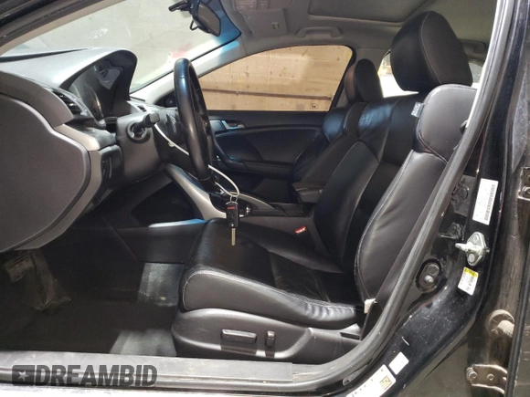 2011 Acura TSX with VIN JH4CU2F61BC013168, listed as a Copart auction lot 64827635 with 185,147 mi miles and Salvage title. Bid and sale history available at DreamBid. Image 7.