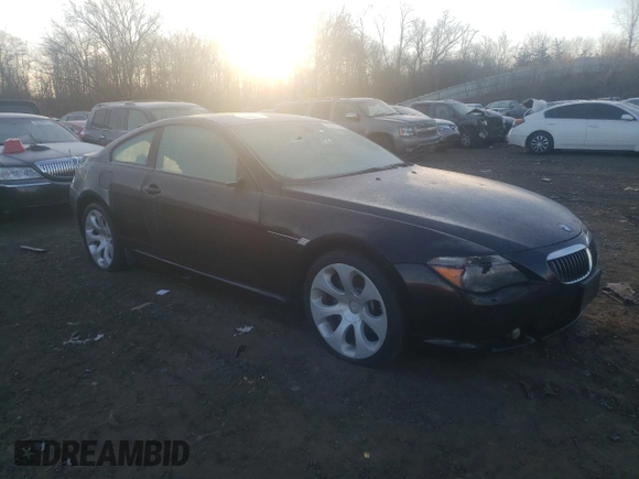 2006 BMW 6 Series 650Ci with VIN WBAEH13466CR51083, listed as a Copart auction lot 88897625 with 138,958 mi miles and Salvage Title. Bid and sale history available at carsss.com. Image 4.