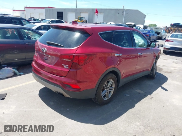 2017 Hyundai Santa Fe 2.4L with VIN 5XYZTDLB1HG466089, listed as a IAAI auction lot 42228320 with 138,476 mi miles and . Bid and sale history available at DreamBid. Image 4.