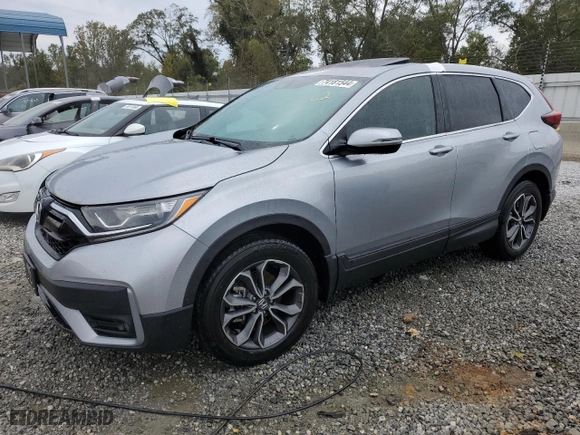 2020 Honda CR-V EX-L with VIN 5J6RW2H88LL029335, listed as a Copart auction lot 74181544 with 0 mi miles and Non Repairable. Bid and sale history available at carsss.com. Image 1.