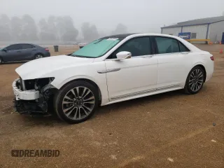 2017 Lincoln Continental Reserve with VIN 1LN6L9RP6H5616706, listed as a Copart auction lot 80525644 with 97,386 mi miles and Salvage Title. Bid and sale history available at carsss.com. Image 1.