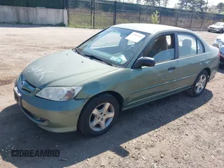2004 Honda Civic LX with VIN 2HGES16574H501026, listed as a IAAI auction lot 42098740 with 144,915 mi miles. Bid and sale history available at carsss.com. Image 2.