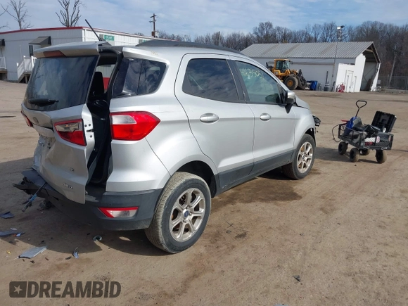 2019 Ford EcoSport SE with VIN MAJ6S3GLXKC287084, listed as a IAAI auction lot 41635051 with 79,996 mi miles. Bid and sale history available at carsss.com. Image 4.