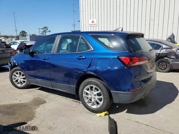2022 Chevrolet Equinox LS with VIN 3GNAXHEV8NS144079, listed as a Copart auction lot 45515385 with 85,389 mi miles and Salvage Title. Bid and sale history available at carsss.com. Image 2.