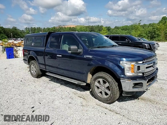 2018 Ford F-150 XL with VIN 1FTFX1E59JKF43398, listed as a Copart auction lot 59488465 with 204,594 mi miles and Salvage title. Bid and sale history available at DreamBid. Image 13.
