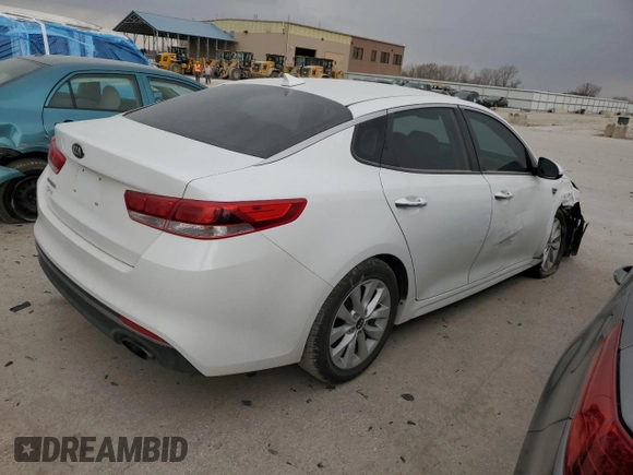 2016 Kia Optima LX with VIN 5XXGT4L30GG059139, listed as a Copart auction lot 49150585 with 120,898 mi miles and Salvage Title. Bid and sale history available at carsss.com. Image 3.