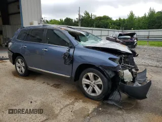 2013 Toyota Highlander Limited with VIN 5TDYK3EH4DS136616, listed as a Copart auction lot 61164425 with Not provided miles and Clean title. Bid and sale history available at DreamBid. Image 4.