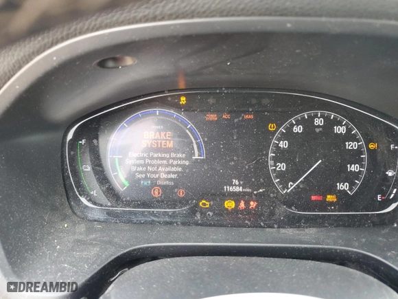 2019 Honda Insight Touring with VIN 19XZE4F91KE010441, listed as a Copart auction lot 71261124 with 116,584 mi miles and Salvage Title. Bid and sale history available at carsss.com. Image 9.