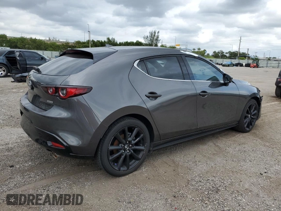 2022 Mazda Mazda3 Hatchback Premium with VIN JM1BPAMLXN1515412, listed as a Copart auction lot 76951614 with 0 mi miles and Salvage Title. Bid and sale history available at carsss.com. Image 3.