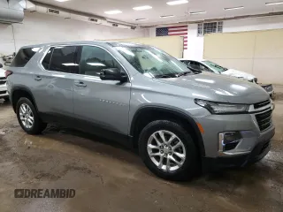 2023 Chevrolet Traverse LS with VIN 1GNERFKW0PJ204373, listed as a Copart auction lot 48909225 with 54,045 mi miles and Clean Title. Bid and sale history available at carsss.com. Image 4.