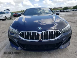 2020 BMW 8 Series 840i with VIN WBAAE2C00LBP62036, listed as a Copart auction lot 59505894 with 32,598 mi miles and Salvage Title. Bid and sale history available at carsss.com. Image 5.