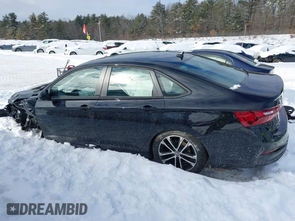 2024 Volkswagen Jetta Sport with VIN 3VWBM7BU4RM036559, listed as a IAAI auction lot 41513841 with 19,628 mi miles and . Bid and sale history available at DreamBid. Image 15.