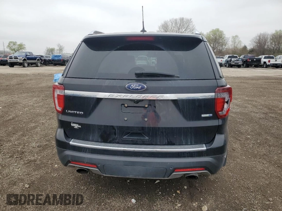 2018 Ford Explorer Limited с VIN 1FM5K8FH0JGC27463, выставлен на аукционе Copart как лот 51983345 с пробегом 128 725 миль миль и Списание • Salvage title. История ставок и продаж доступна на DreamBid. Изображение 6.