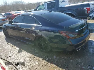 2017 Mercedes-Benz CLS with VIN WDDLJ9BB5HA195165, listed as a Copart auction lot 44381195 with 42,686 mi miles and Salvage Title. Bid and sale history available at carsss.com. Image 2.