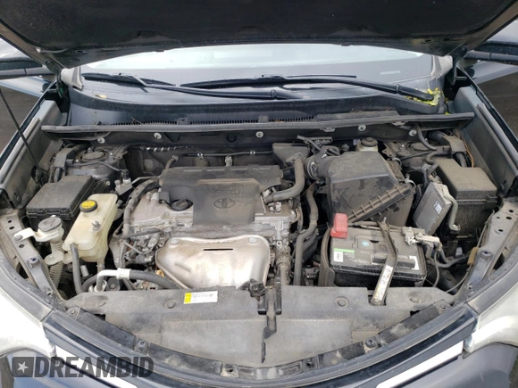2018 Toyota RAV4 XLE with VIN 2T3WFREV0JW484430, listed as a Copart auction lot 55878455 with 132,335 mi miles and Salvage title. Bid and sale history available at DreamBid. Image 12.