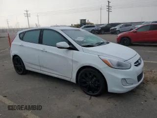 2016 Hyundai Accent Sport with VIN KMHCU5AE3GU239968, listed as a Copart auction lot 82190874 with 59,532 mi miles and Salvage Title. Bid and sale history available at carsss.com. Image 4.
