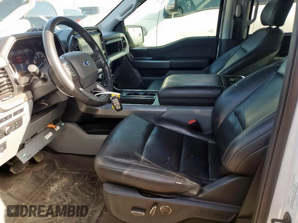 2021 Ford F-150 XL with VIN 1FTEW1C53MKD32347, listed as a Copart auction lot 59363075 with 111,827 mi miles and Salvage title. Bid and sale history available at DreamBid. Image 7.