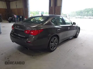 2014 Infiniti Q50 Sport with VIN JN1BV7AR5EM694526, listed as a IAAI auction lot 42782010 with 145,152 mi miles and . Bid and sale history available at DreamBid. Image 4.
