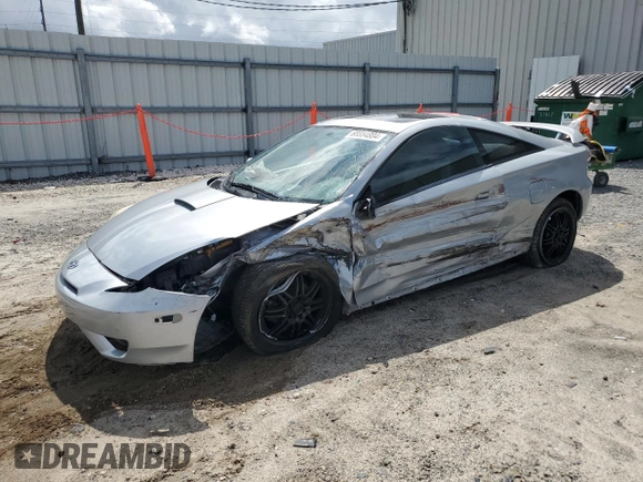 2003 Toyota Celica GT z VIN JTDDR32T730157268, wystawiony jako Copart lot #68884804 z przebiegiem 209 728 mil mil oraz Nie do naprawy • Non repairable. Historia ofert i sprzedaży dostępna na DreamBid. Obrazek 1.