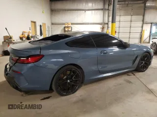 2019 BMW 8 Series M850i xDrive with VIN WBABC4C52KBU95594, listed as a Copart auction lot 50043613 with 31,919 mi miles. Bid and sale history available at carsss.com. Image 3.