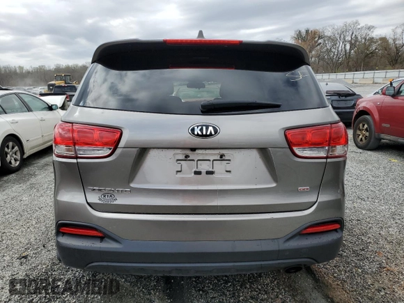 2016 Kia Sorento LX with VIN 5XYPG4A34GG014921, listed as a Copart auction lot 49845175 with 98,888 mi miles and Salvage Title. Bid and sale history available at carsss.com. Image 6.
