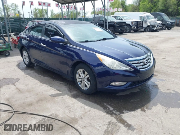 2013 Hyundai Sonata GLS with VIN 5NPEB4AC5DH802732, listed as a IAAI auction lot 42036843 with 103,165 mi miles and . Bid and sale history available at carsss.com. Image 1.