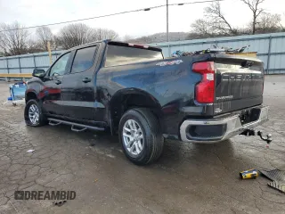 2022 Chevrolet Silverado 1500 LT with VIN 1GCUDDET1NZ500770, listed as a Copart auction lot 83409444 with 48,907 mi miles and Salvage Title. Bid and sale history available at DreamBid. Image 2.