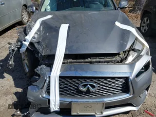 2018 Infiniti Q50 3.0t Luxe with VIN JN1EV7AR7JM434233, listed as a IAAI auction lot 41850208 with 75,610 mi miles. Bid and sale history available at carsss.com. Image 6.