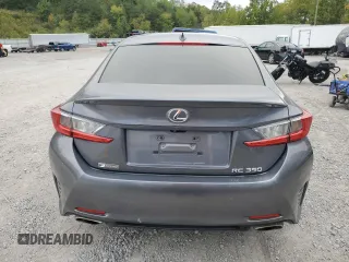 2015 Lexus RC 350 with VIN JTHHE5BC6F5005450, listed as a Copart auction lot 72409274 with 103,781 mi miles and Salvage Title. Bid and sale history available at carsss.com. Image 6.