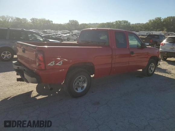 2003 Chevrolet Silverado 1500 with VIN 1GCEK19V63Z287185, listed as a Copart auction lot 73050214 with 198,487 mi miles and Salvage Title. Bid and sale history available at carsss.com. Image 3.