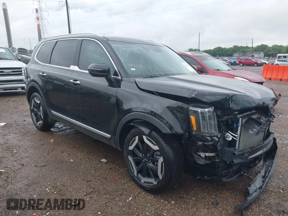 2024 Kia Telluride S with VIN 5XYP64GC3RG552314, listed as a IAAI auction lot 42289614 with 2,408 mi miles and . Bid and sale history available at DreamBid. Image 1.