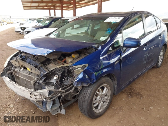 2011 Toyota Prius I with VIN JTDKN3DU6B1359407, listed as a IAAI auction lot 41777420 with 422,569 mi miles. Bid and sale history available at carsss.com. Image 2.