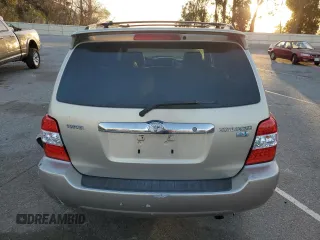 2007 Toyota Highlander Hybrid with VIN JTEGW21A670021425, listed as a Copart auction lot 87528335 with 146,984 mi miles and Salvage Title. Bid and sale history available at carsss.com. Image 6.
