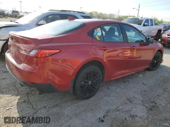 2025 Toyota Camry LE с VIN 4T1DBADK3SU015225, выставлен на аукционе Copart как лот 54146775 с пробегом 5 478 миль миль и Списание • Salvage title. История ставок и продаж доступна на DreamBid. Изображение 3.