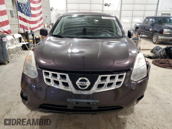 2013 Nissan Rogue S with VIN JN8AS5MV7DW149725, listed as a Copart auction lot 51955665 with 126,479 mi miles and Salvage Title. Bid and sale history available at DreamBid. Image 5.