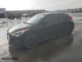 2013 Hyundai Veloster Turbo w/Black Int with VIN KMHTC6AE8DU100228, listed as a Copart auction lot 54196805 with 123,016 mi miles and Clean Title. Bid and sale history available at carsss.com. Image 1.