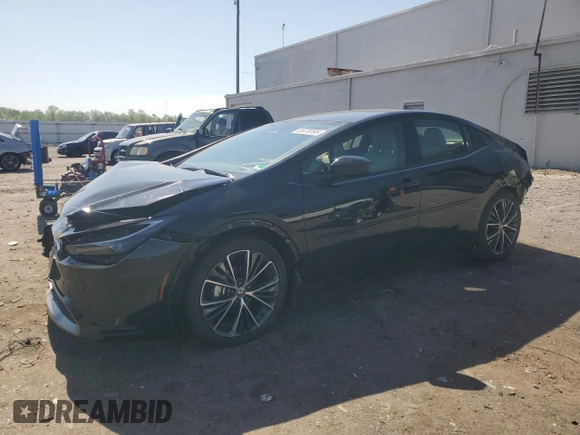 2024 Toyota Prius LE with VIN JTDACAAU4R3046204, listed as a Copart auction lot 55078395 with 2,193 mi miles and Salvage Title. Bid and sale history available at DreamBid. Image 1.