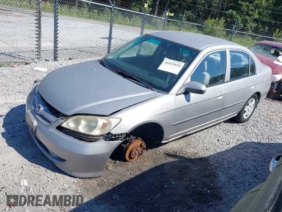 2004 Honda Civic VP z VIN 2HGES16304H555427, wystawiony jako IAAI lot #40165030 z przebiegiem 140 355 mil mil oraz . Historia ofert i sprzedaży dostępna na DreamBid. Obrazek 2.